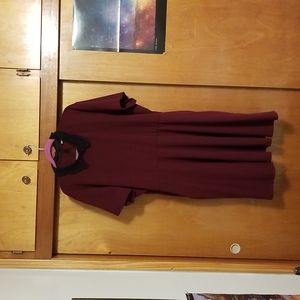 Red Collared Hot Topic Swing Dress